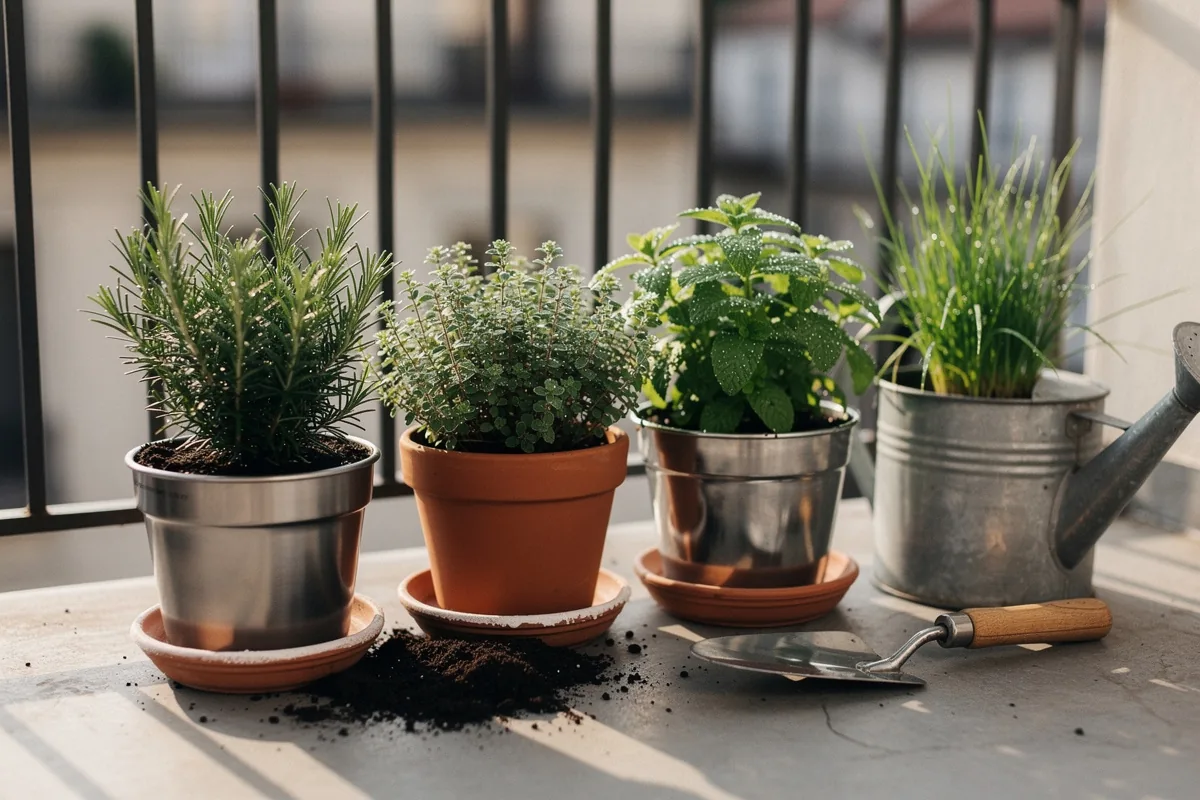 5 piante aromatiche facili da coltivare in vaso