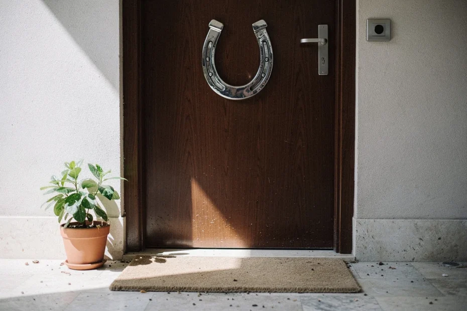 Non è solo decorazione: cosa significa mettere una ferratura sulla porta di casa